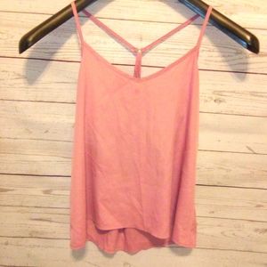 Hollister Pink Strappy Camisole Top